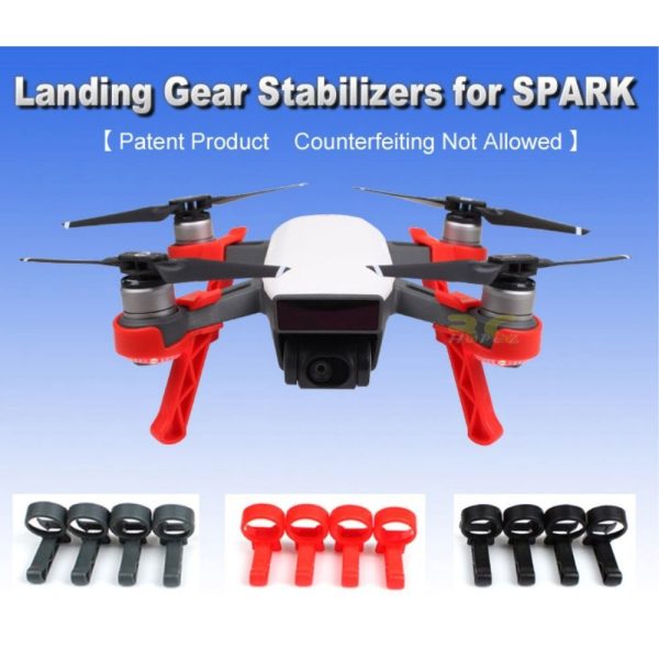 0303ad6f1f35b1a6695ca5c965d7a6bb1612361960.jpg Sunnylife 4pcs/set Landing Gears Stabilizers Landing Skids Gimbal Camera Protector for DJI SPARK SP-LG510