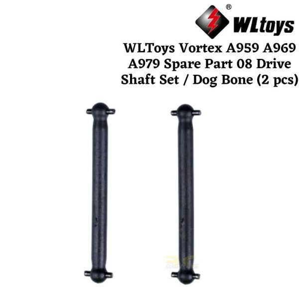 WLToys Vortex A959 A969 A979 Spare Part 08 Drive Shaft Set / Dog Bone (2 pcs) A959-07