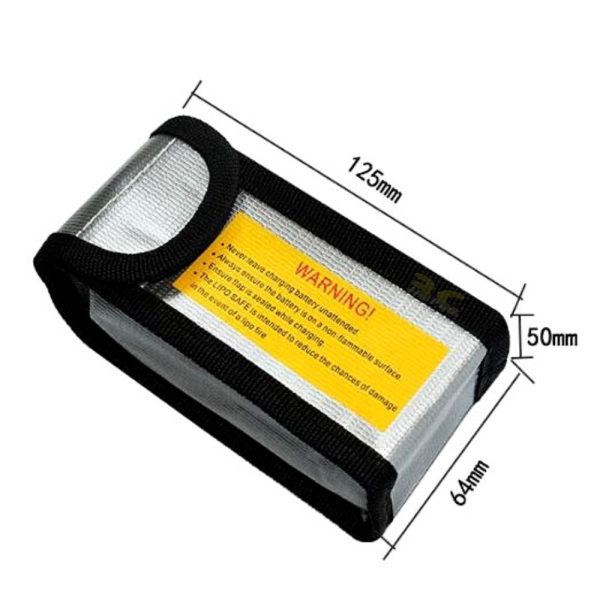 LIPO safe bag 64*50*125mm AT-182