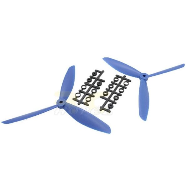 0ebfb0960f1edea449114292cdcce3841607082262.jpg 8x4.5 Three Blade Counter Rotating Propeller CW and CCW Rotation (1 Pair) 08453