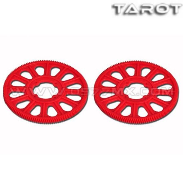 Tarot 500E PRO SlantÂ Thread Main Drive GearÂ 134T (Red) TL50178-02