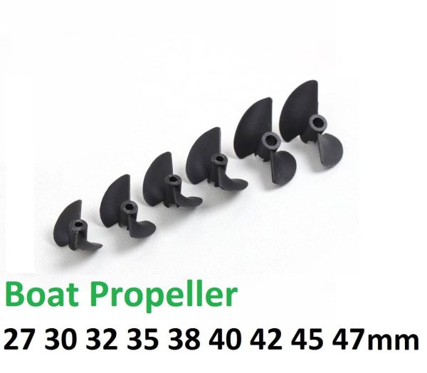 Rc Boat 2 Blades Nylon Prop P40*D45mm X 4.80mm BNP-245