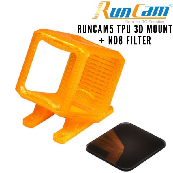 RunCam 5 TPU 3D Printed Mount With ND8 Filter (Compatible SpeedyBee 5 inch Freestyle frame) XJ359