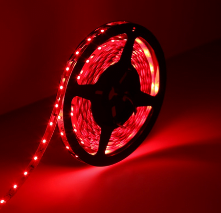 1 Meter 60 Bulbs Non-Waterproof LED Light strip 12V (Red) 3528-60R(np)