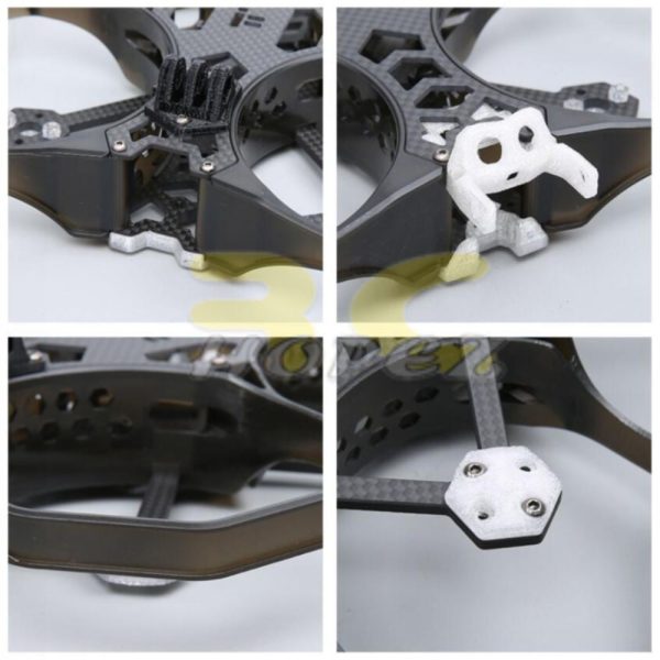 iFlight Protek35 3.5 Inch 151mm CineWhoop HD Frame Kit 16x16mm Hole (Compatible DJI Air Unit) P9248C-35F