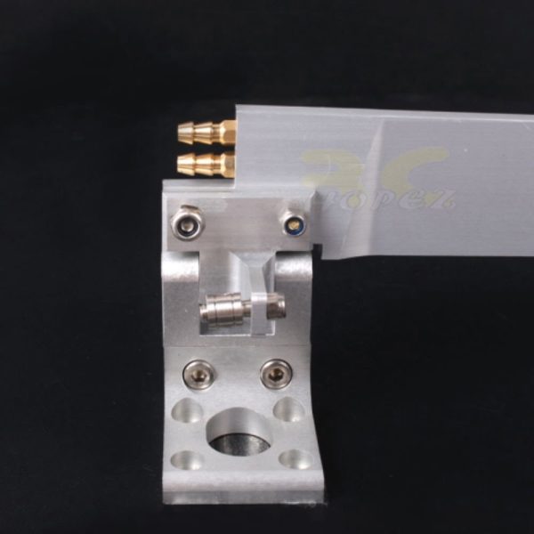 RC Boat Aluminum Alloy 165 Single Rudder Length=32mm Height=165mm with Double Water Pickups 502B52-A