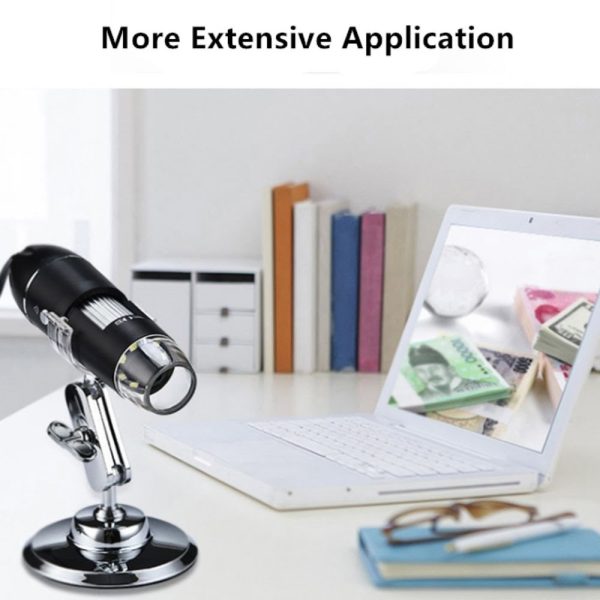 2MP 1000X 8 LED USB 2.0 Digital Microscope Endoscope Zoom Camera Magnifier+Stand TY1010