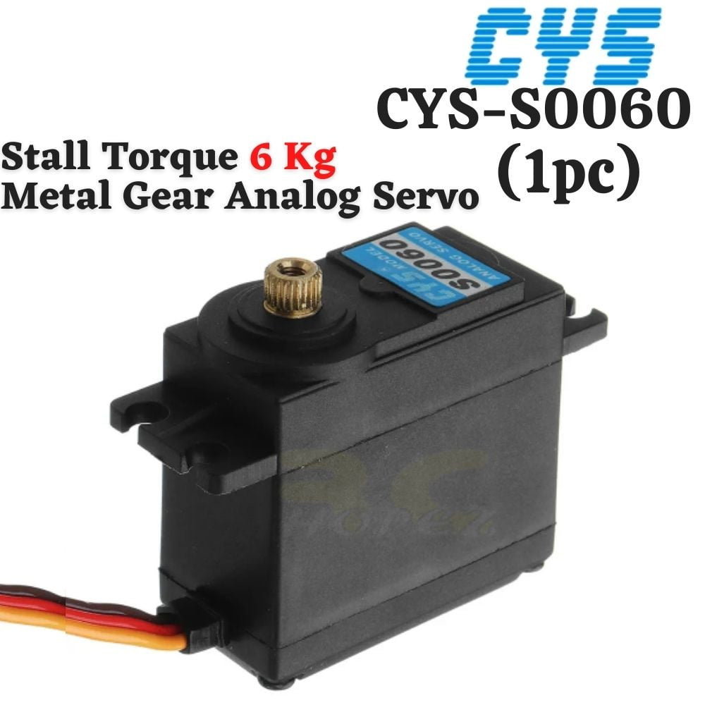 Servo Digitale Standard S3003 Ad Alta Coppia 6KG Con Ingranaggi Metallici Per RC Auto Aereo Barca
