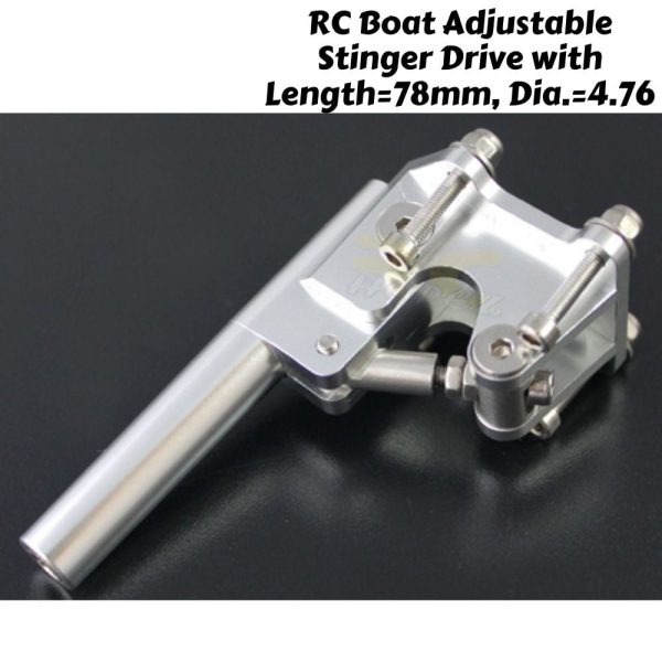RC Boat Adjustable Stinger Drive with Length=78mm, Dia.=4.76 503B70