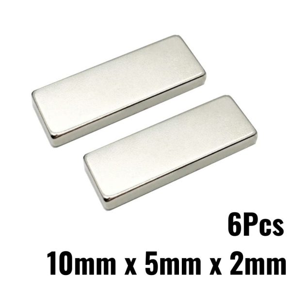2ad5a8707c54d70ed93f8813e247e3561606460391.jpg 6pcs 10mmx5mmx2mm Strong Block Magnets Rare Earth Neodymium Magnet HC-017