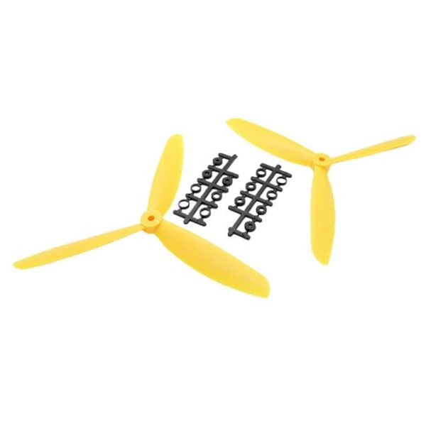 2d031e6053885f4798e3ad6e178a10f21607082263.jpg 8x4.5 Three Blade Counter Rotating Propeller CW and CCW Rotation (1 Pair) 08453