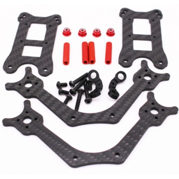 301d46e32bef93bc5af9bc6fba65a4071564808757.jpg Floss Tooth Fairy 140mm 3" FPV Racing Frame XJ308