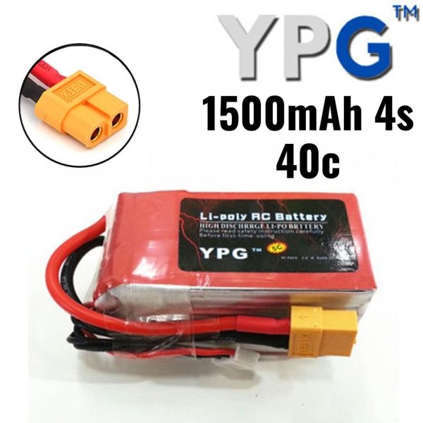 YPG 4s 14.8v 1500mah 40c 13120255