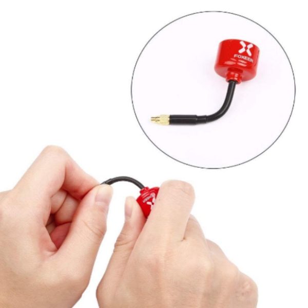 3c038e015fa4e0790cd4e83365af24a51564035424.jpg 1 Pc 60mm Foxeer Lollipop 3 5.8G 2.5Dbi TX RX RHCP FPV Straight MMCX Antenna MX301