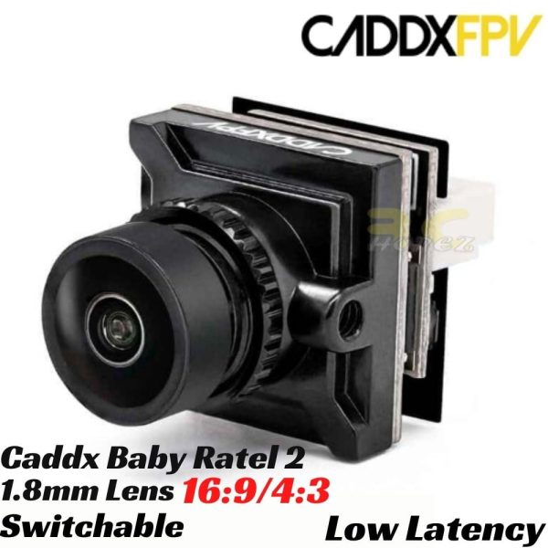 Caddx Baby Ratel 2 Nano Size 1200TVL Starlight Low Latency Day and Night Freestyle FPV Camera WN-BABY02