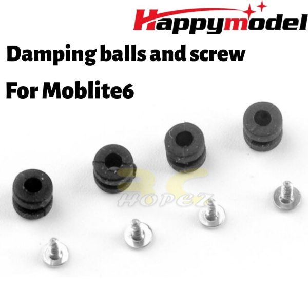 3e927939807edb1047a596b204825bc71611732699.jpg Happymodel Damping Balls with M1.2*4 Screws for Moblite6 HP10-M6