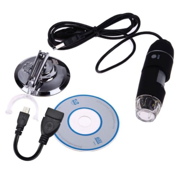 2MP 1000X 8 LED USB 2.0 Digital Microscope Endoscope Zoom Camera Magnifier+Stand TY-1000
