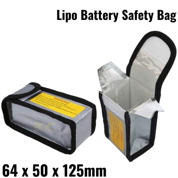 LIPO safe bag 64*50*125mm AT-182