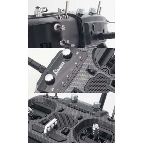 Jumper T18 Pro JP5-in-1 Multi-protocol RF Module OpenTX Radio With ALPS RDC90 Gimbals Carbon Faceplate T18-Pro