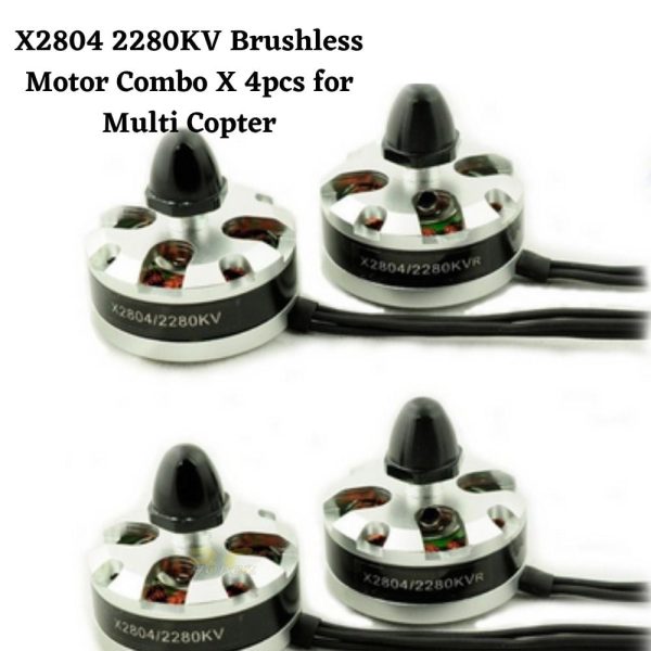 X2804 2280KV Brushless Motor Combo X 4pcs for Multi Copter W445A