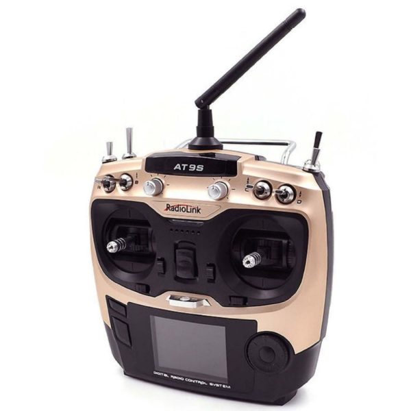 RadioLink AT9S 2.4GHz 10CH Transmitter with R9DS Receiver  (Free Screen Protector)