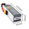 ACE Gens 22.2V 1400mAh 45C 6S Lipo Battery for ALZRC X360 GAUI X3 Align 450L RC Helicopter ACE1400 45C/6S