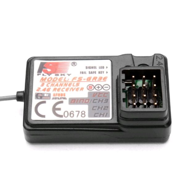 FlySky FS-GR3C Receiver For FS-GR3B 2.4Ghz 3CH Transmitter BR314
