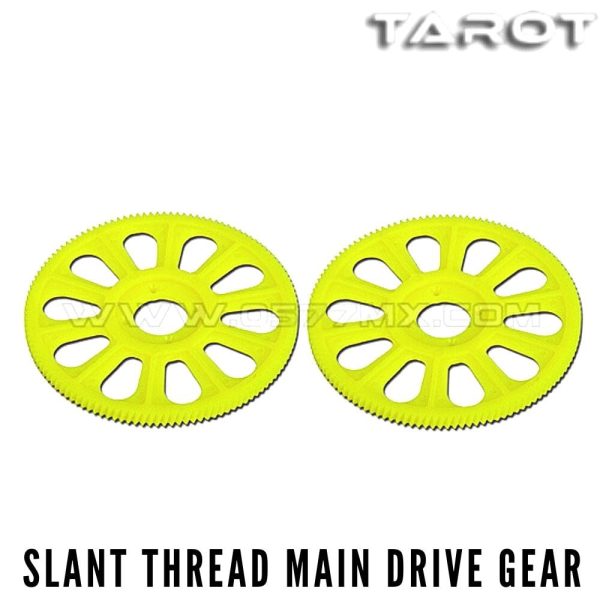 Tarot 450 PRO Slant Thread Main Drive Gear/121T ( yellow ) B202