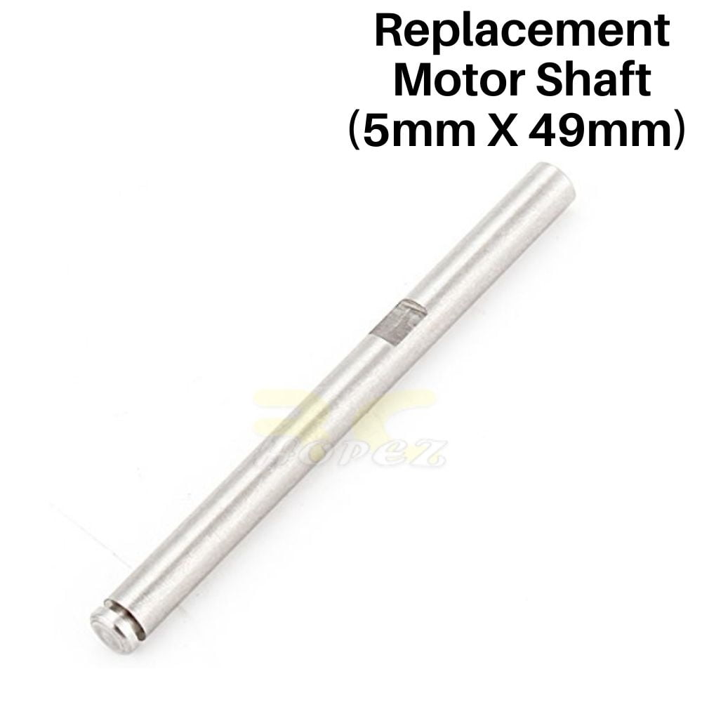 Replacement Motor Shaft (5.0mm X 49mm) 8408 RC HOPEZ