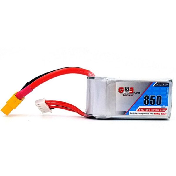 58c6adc0a93629ae4a7ca2f2481223891593062165.jpg Gaoneng GNB 14.8V 850mAh 80C 4S Lipo Battery with XT60 Plug GNB850/80-4SB