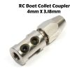 RC Boat Collet Coupler 4mm X 3.18mm 529B25