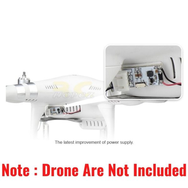 Ultra-light LED Circle Head Light Lamp Night Light Spotlight with Depressurization Module Accessory for DJI Phantom 3 DJI-LED03-W