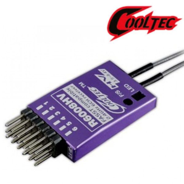 Cooltech R6008HV 2.4G 6CH FASST Compatible Receiver For T8FG T10CG 14SG
