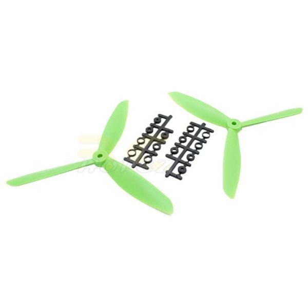 609068717f1e17a7ec5909c6182b57311607082262.jpg 8x4.5 Three Blade Counter Rotating Propeller CW and CCW Rotation (1 Pair) 08453