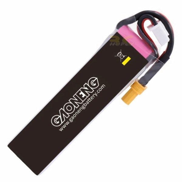 65c02d0acc4d2024a782b050a208c7a71608450136.jpg Gaoneng GNB HV 11.4V 450mAh 80C 3S Lipo Battery with XT30 Plug GNB450/80-3HL