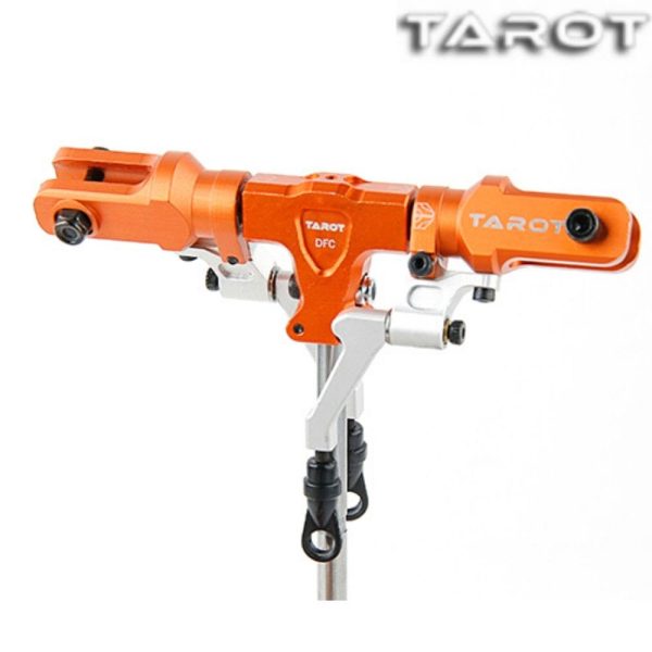 6620da26216298c1d5c3dd5db32438551585151745.jpg Tarot 450DFC Rotor Head Assembly Split Lock Orange TL48025-03