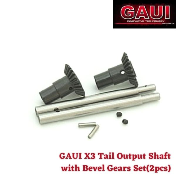 68ab0127c07e0c23bd0ead946a7385461600802994.jpg GAUI X3 Tail Output Shaft with Bevel Gears Set(2pcs) 216185
