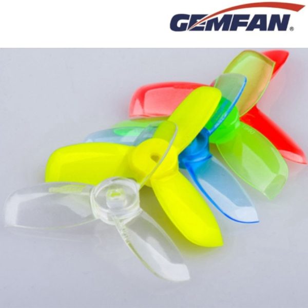 4 Pairs Gemfan Hulkie 1940 1.9x4x3 3-Blade Square Hole PC Propeller for 1104-1105 Motor RC Drone FX1940-31