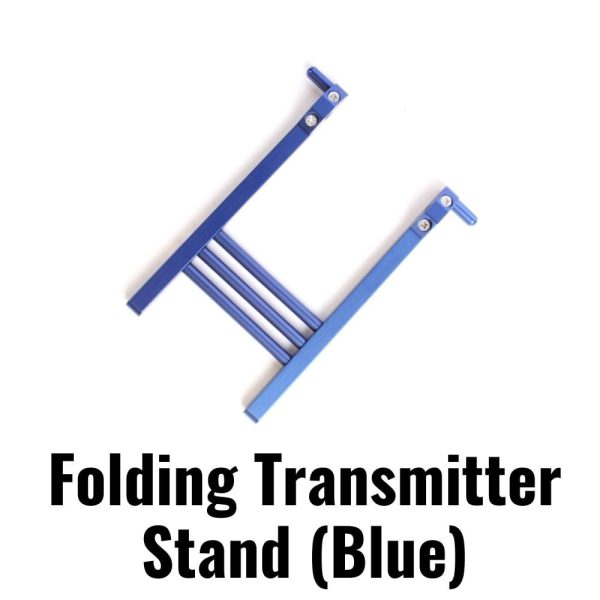 Folding Transmitter Stand JR / Futaba Radios Blue CF-T033-B