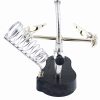 7a6f2436209c28dbd756a4848f3a118c1591870430.jpg 2 LED Light Magnifier Desk Lamp Repair Clamp Desktop Magnifying Glasses with Alligator Clip 16126-A