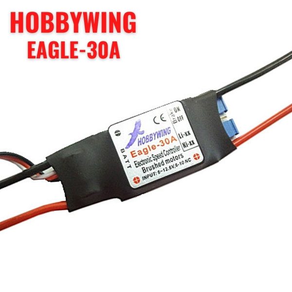 7e4a14066389221ebed41770ee3b34331609650174.jpg HOBBYWING Eagle-30A Brushed ESC 13120151