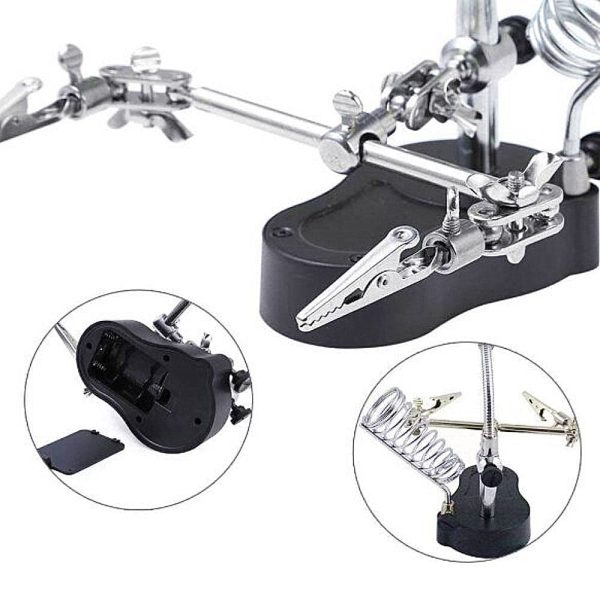 7f8287220a7fa5baf86e0713ae75bac31591870430.jpg 2 LED Light Magnifier Desk Lamp Repair Clamp Desktop Magnifying Glasses with Alligator Clip 16126-A