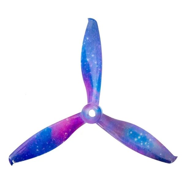 89bcbba14f234d34b86862972ed1bfc41600924630.jpg Gemfan LIMITED EDITION Skitzo Galaxy WinDancer 5043-3 5Inch M5 Hole 3-blade Propeller (2 pairs/4pcs) Gem5043-3