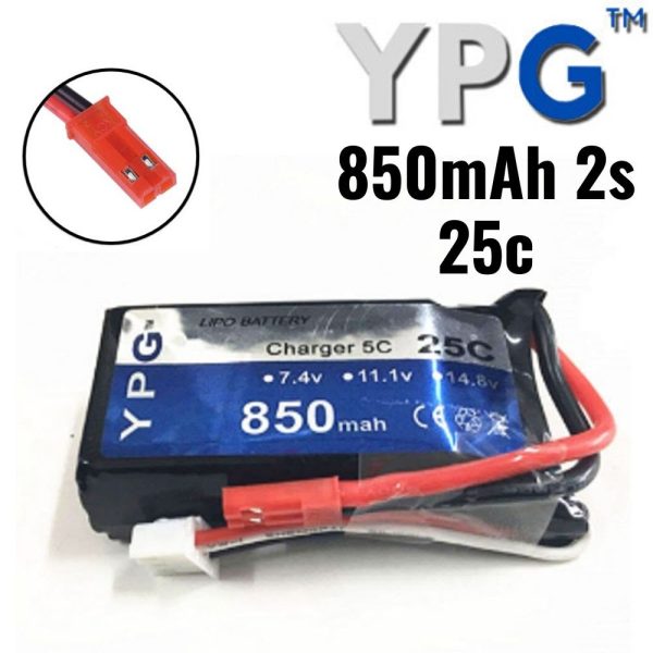 YPG 2s 7.4v 850mah 25c 13120282