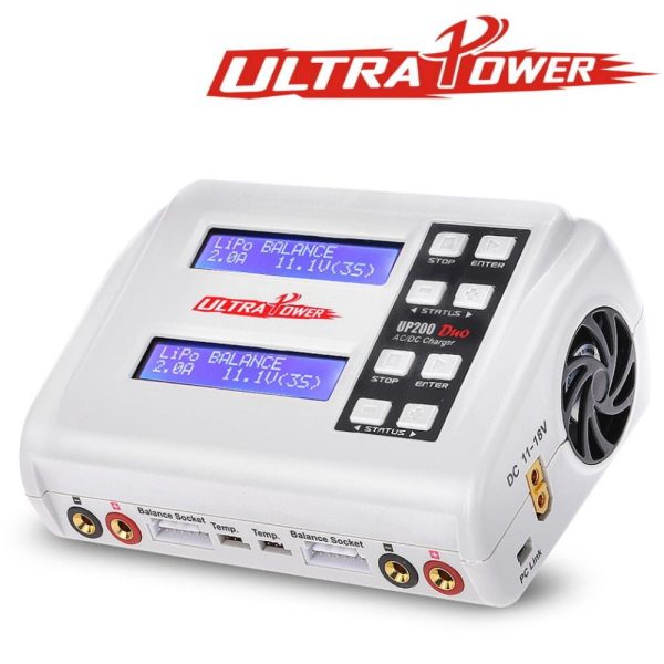 Ultra Power UP200 DUO AC DC 100W Lipo Battery Balance Charger LC-UP200
