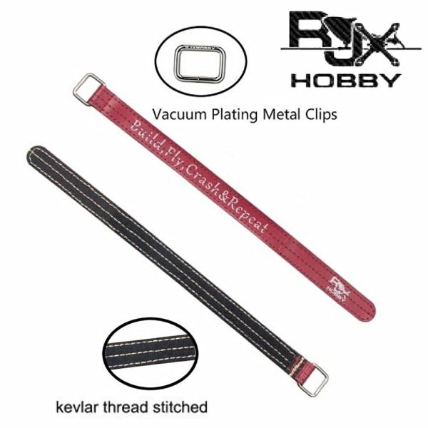 1 Pc 150 X 16mm RJX Kevlar Stitched Battery Strap w/ Metal Buckle RJX1578-15