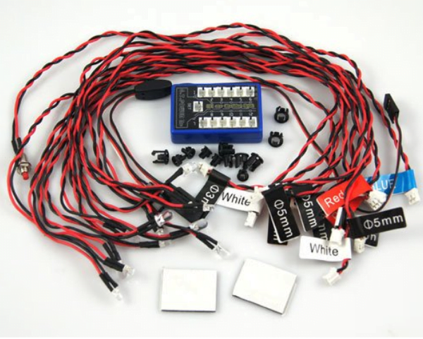 G.T.POWER 12 LED RC Car Flashing Light System LD-003