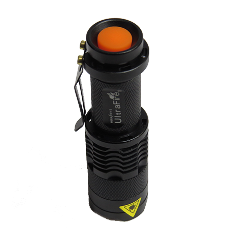 Ultrafire SK68 CREE Q5 1200Lumen Rechargeable LED Flashlight With 14500 ...