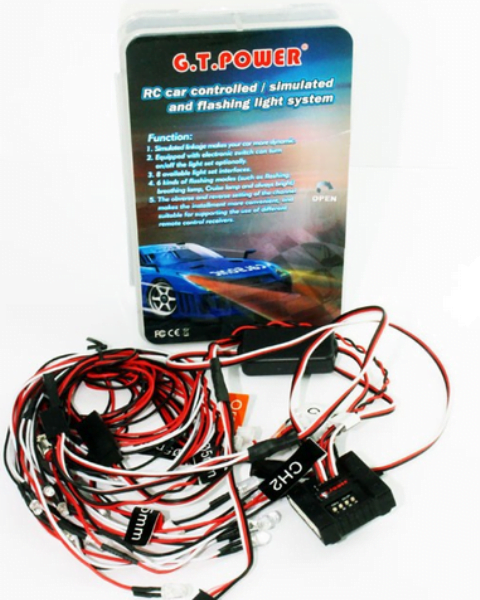 GT POWER RC Car Controlled / Simulated and Flashing Light System LED-015