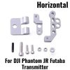 FPV LCD Monitor Mount Bracket for DJI Phantom JR Futaba Transmitter Horizontal fix (Silver)  W129S